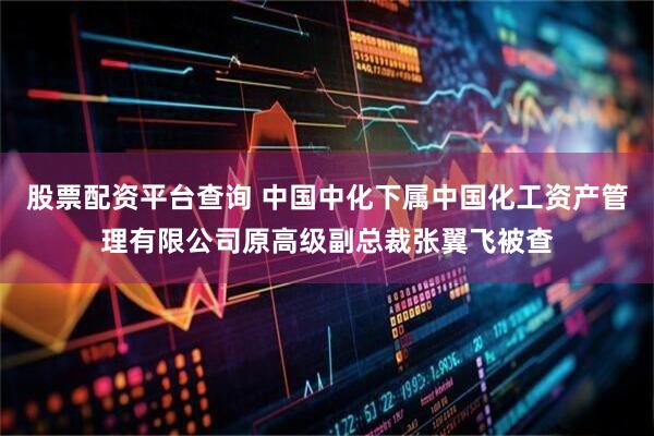 股票配资平台查询 中国中化下属中国化工资产管理有限公司原高级副总裁张翼飞被查